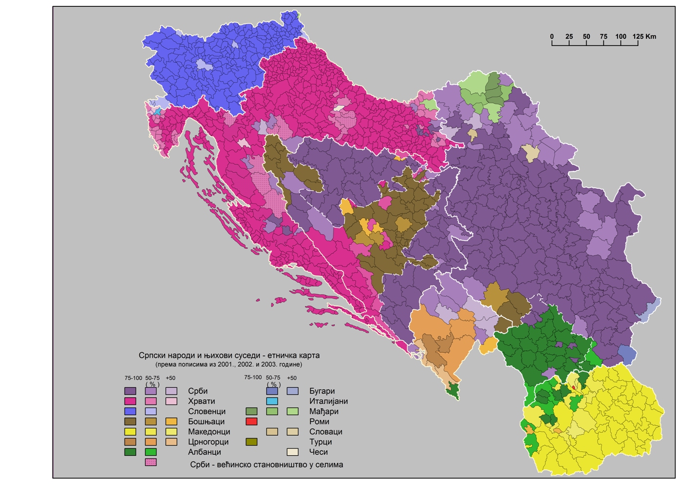 etnicka karta srbije AUSTRIJSKI POLITIČAR DIGAO REGION NA NOGE – 